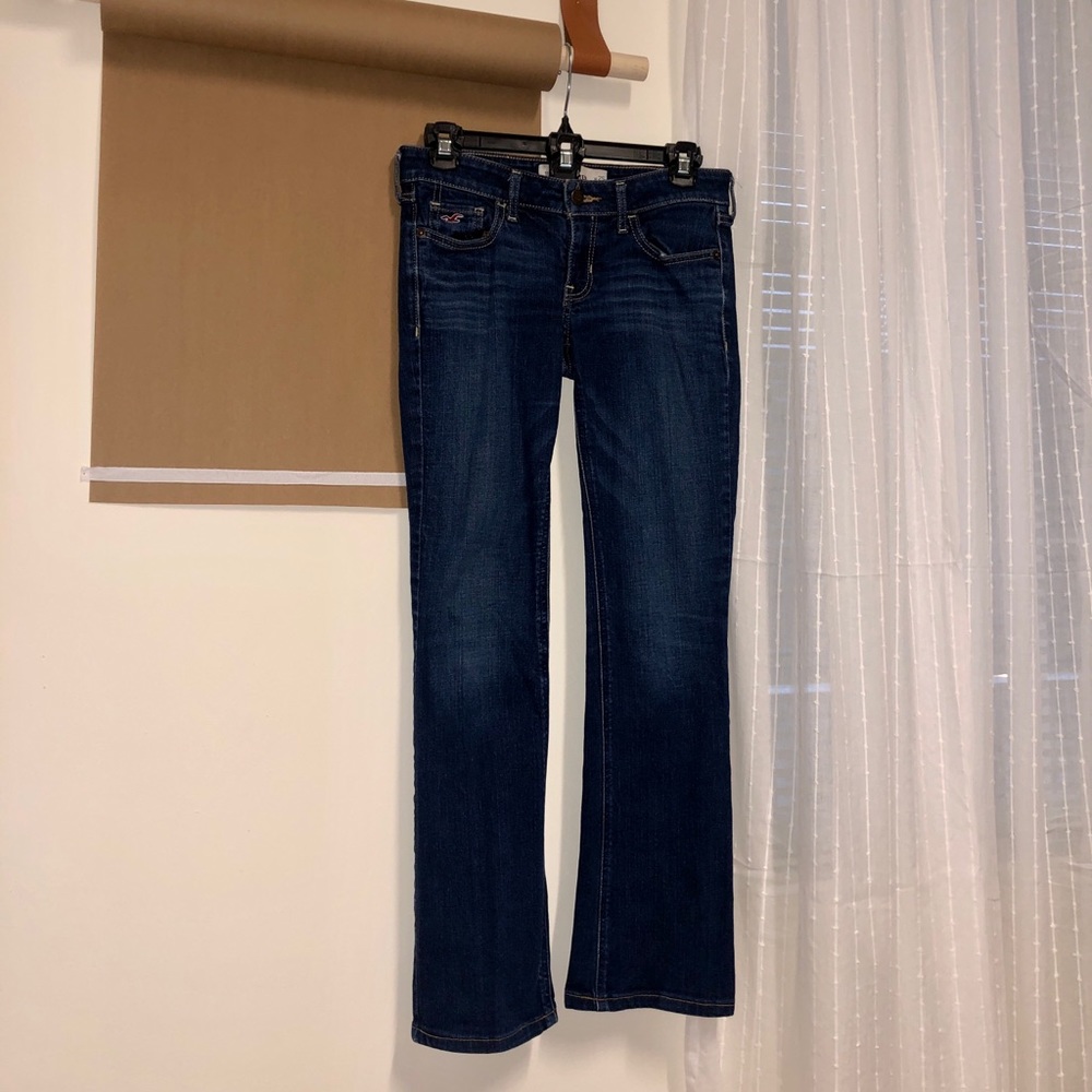Hollister petite flare blue jeans